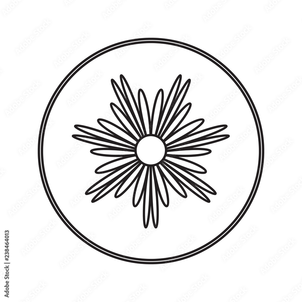 Poster flower icon. element of cyber security for mobile concept and web apps icon. thin line icon for webs