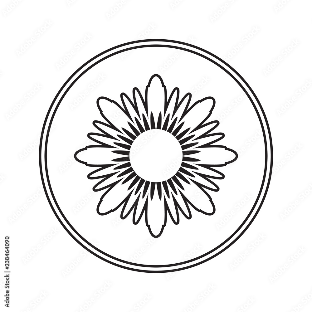 Poster flower icon. element of cyber security for mobile concept and web apps icon. thin line icon for webs