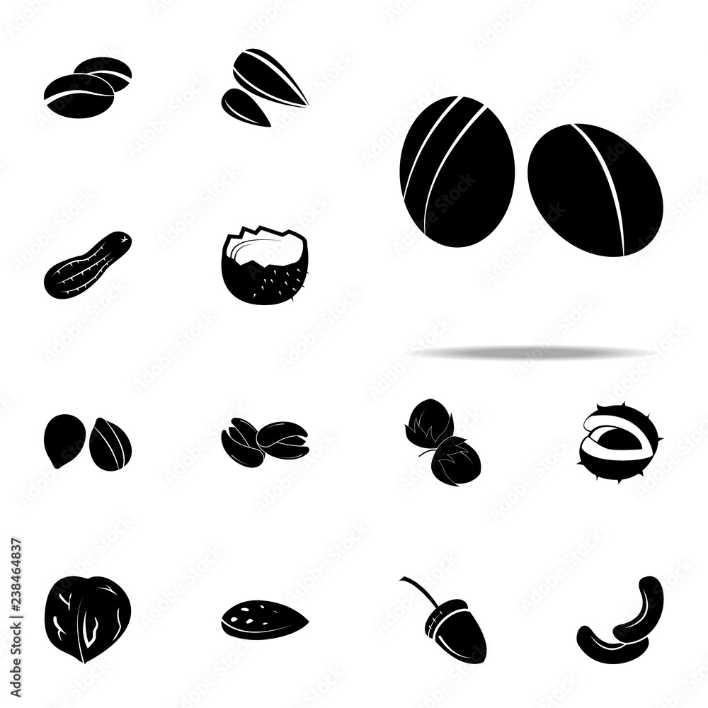 Aufkleber rape icon. nuts icons universal set for web and mobile
