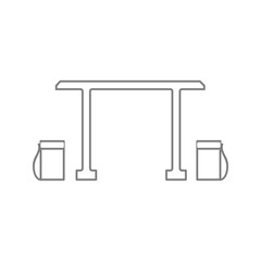 Abstract drawing the sign of infinity icon. Element of cyber security for mobile concept and web apps icon. Thin line icon for website design and development, app development