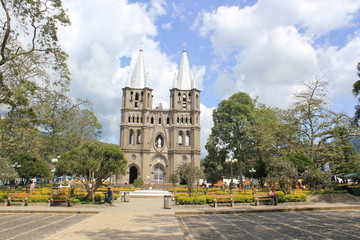 Obraz premium Parque principal. Jardín, Antioquia, Colombia