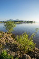 Chiemsee und Berge