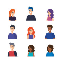 group of people characters