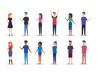 group of people characters