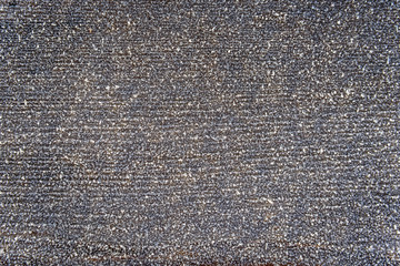 Rustic wood plank covered in frost, as nature background