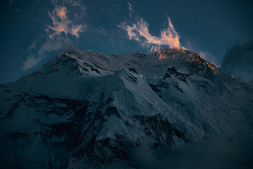 Sunrise, Annapurna, Himalayas, Nepal 