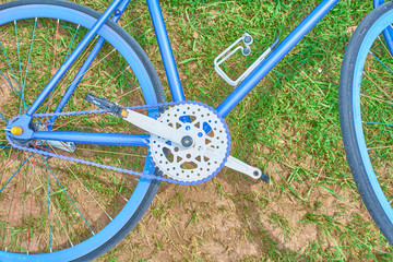 Blue bike