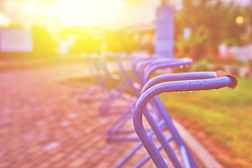 Parking spaces for bikes