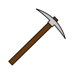pick tool isolated icon