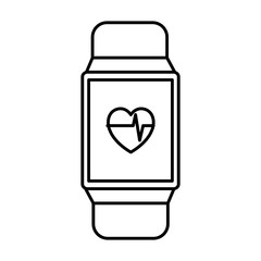 smartwatch with cardiology app