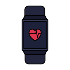 smartwatch with cardiology app