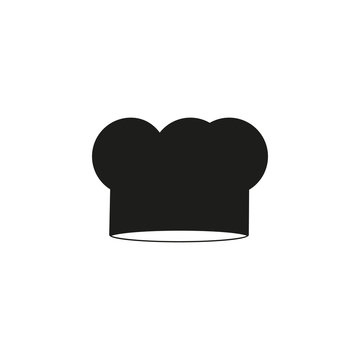 Chef hat - black icon on white background