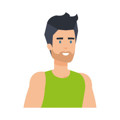 athletic man avatar character