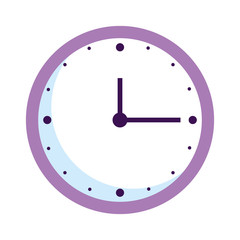 time clock isolated icon