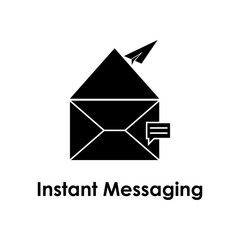 envelope, comment, instant messaging icon. One of business collection icons for websites, web design, mobile app