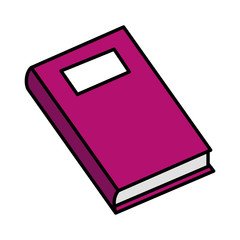 text book isolated icon