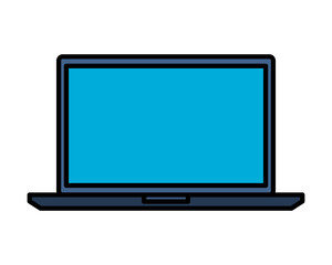 laptop computer isolated icon