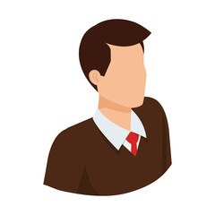 elegant businessman avatar character