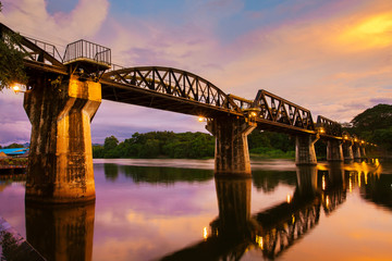 death bridge in kanchanaburi thailand