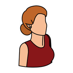 elegant businesswoman avatar character