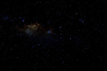 Stars and galaxy outer space sky night universe black starry background of starfield
