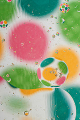 background texture colored oil drops on water