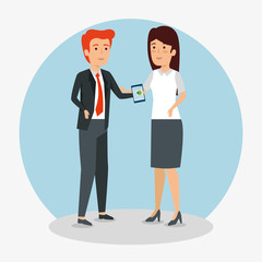 businesspeople teamwork strategy office plan