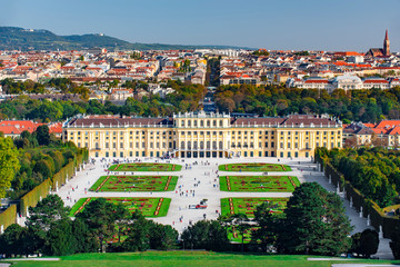Blick über Wien von der Gloriette aus