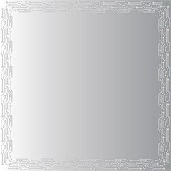 Fototapeta premium Creative concept metal silver scheme texture, page template design abstract techno background for web and print design