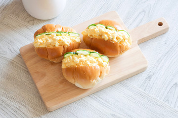 卵サンド 朝食プレート