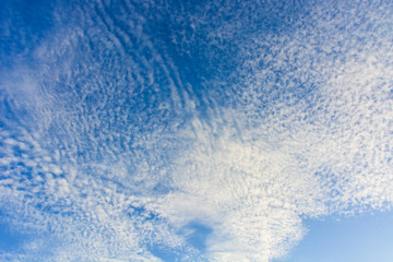 blue sky with clouds