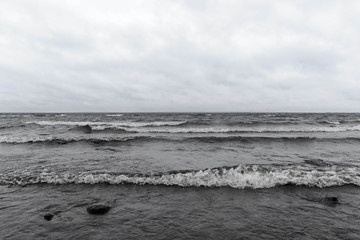 Waves in Lake Onego