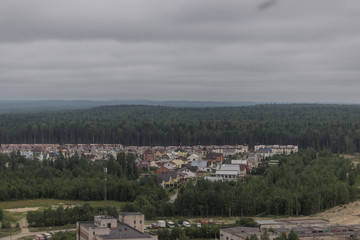 City aerial view