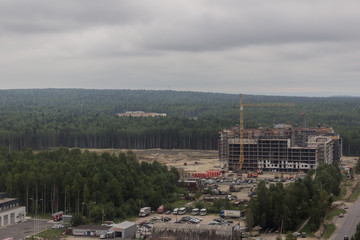 Construction of new neighborhoods in the city of Petrozavodsk