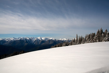 winter in mountains