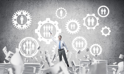 Study hard to become successful businessman.