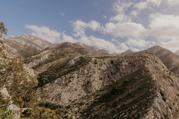 Mountains near Old Bar, Montenegro