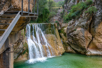Vero river canyon, Alquezar, Huesca province, Spain
