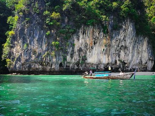 Naklejka na ściany i meble Koh Yao island is locate in the middle of Phang nga , Phuket and Krabi , Thailand , Asia