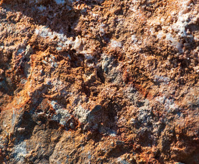 Mountain stone on nature as an abstract background