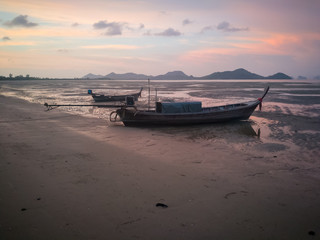 Naklejka premium Beautiful sea view of Koh Yao Island ,locate in the middle of Phang nga , Phuket and Krabi , Thailand , Asia