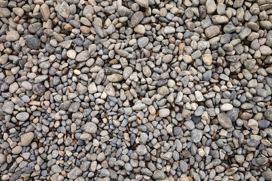Fl&auml;che mit Kieselsteine 