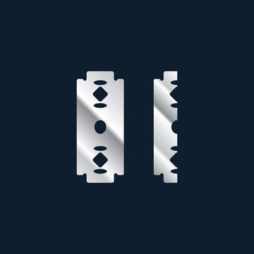 razor blade vector illustration