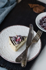 Cheescake with berries