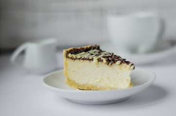 Homemade cheescake