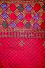Traditional hand-woven silk, Vientiane, Laos