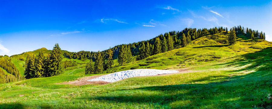 Panorama - Riedbergpass - Obermeiselstein - Allgaeu - Bavaria &ndash; Germany