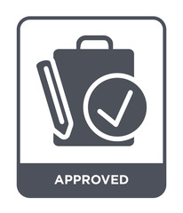 approved icon vector
