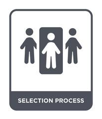 selection process icon vector