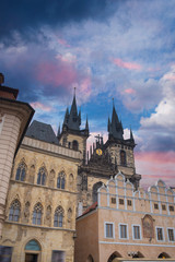 Fototapeta premium Prague under sunlight.